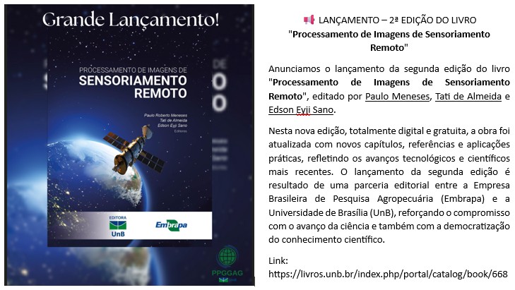 Lançamento de Livro PPGGAG/IG/UnB